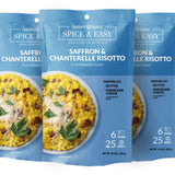Saffron & Chanterelle Risotto - Spice & Easy by Savory Spice
